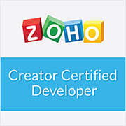Zoho Creator Certified Develope